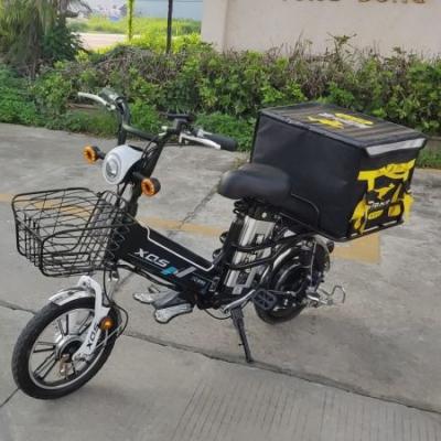 China Food Delivery Bike 16 Inch 12 Ah+16 Ah/48 V Double Batteries Electric Bicycle for sale