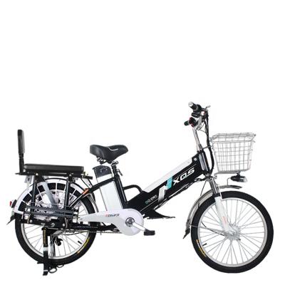 China 22inch 48V 350W Motor 12 Ohm Standard Brushless Removable Dual Cargo AH+12 Batteries Electric Bicycle for sale