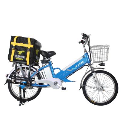 China 12 Inch Motor 48v 350W Standard 22 Ohm Brushless Removable Dual Cargo Batteries AH+12 Electric Bicycle for sale