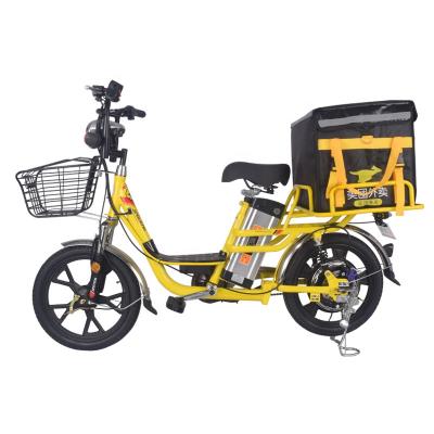 China Standard 18 Inch Wheel 48V New Generation Cheap Price E-bicycle With Anti-theft Function And Delivery Bikes for sale