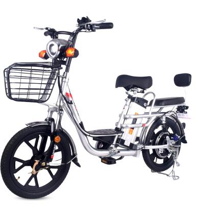 China Standard 18 inch carbon steel frame 48V 12OH 350W height brushless electric bike lithium battery for sale