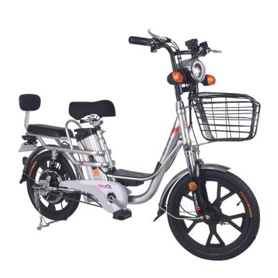 China 350w carbon steel delivery electric bicycle 12ah /48v lithium battery motor electric bike food bike for sale