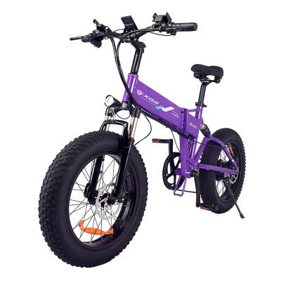 China 20 Inch 48V/500W Motor 10.4 OH Multifunctional Brushless Foldable Mountain Lithium Battery Electric Mountainbike for sale