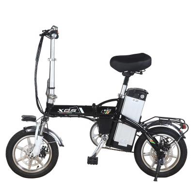 China 14inch aluminum alloy frame 12ah 48v multi-function lithium battery 240w 48v brushless motor folding electric ebike city ebike fat for sale