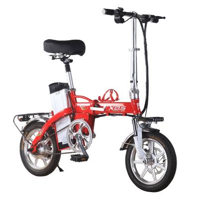 China Standard 14inch Al-alloy frame 48v240w motor 48v12ah brushless lithium battery folding electric bike electric city bike city ebike fat for sale