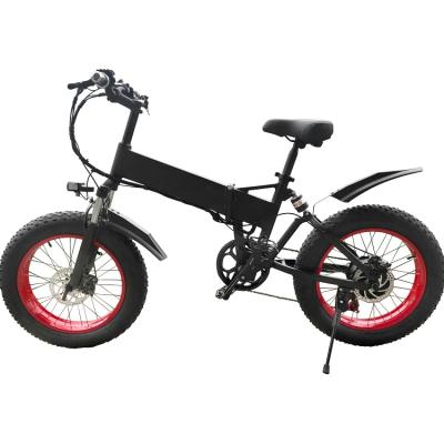 China Fat Tire 750w Luxury Electric Motor 14ah/48v Full Suspension Folding 20inch Mountain Bikes Aluminum Alloy Electric Bicycle for sale