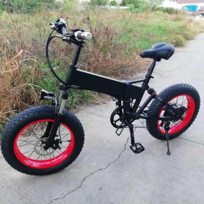 China Fat Tire Aluminum Alloy Folding Bike 20inch Aluminum Alloy 48v14ah Lithium Battery 48v750w Motor Full Suspension Folding Electric Bike Fat Tire Mountain Ebike City Ebike mountain electric ebike for sale