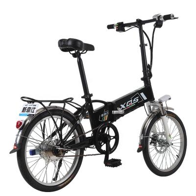 China Aluminum alloy electric bike for delivery 20inch 48v250w mini aluminum alloy 48v10ah lithium battery brushless motor folding electric ebike fat cargo e bike electric bicycle for sale