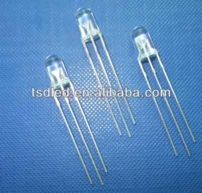 China 5mm super red and blue bicolor led common anode TL-BRB304-A TL-BRG304-A TL-BRY304-A TL-BRW304-A for sale