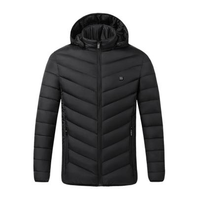 China Heated Anorak Jacket Cotton Waterproof Heated Jacket Men Winter Jackets for sale