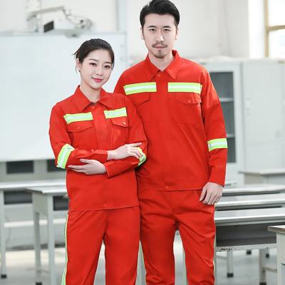 China Reflective Brand Customized Reflective Brands Work Clothes Workwear Long Sleeve Unisex Worker Uniform for sale