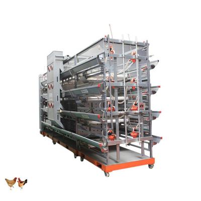 China 2021 New Design Full Automatic Pullet Cage Automatic Poultry Equipment Farm Chicken Cage Battery H Type System for sale