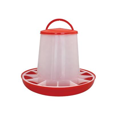 China Eco-Friendly Animal Feeding PP Material For Chicken Breeding Bucket Chicken Feeder Poultry Feeders And Drinkers for sale