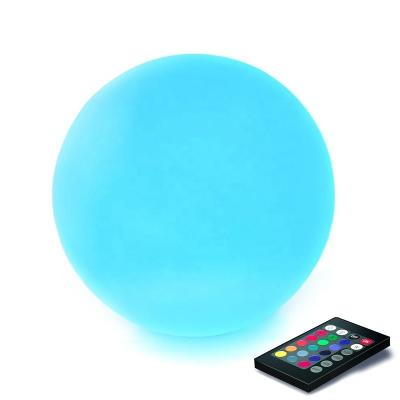 China 16 Color Changing Floating Waterproof Led Light Ball / Light Led Rubber Ball for sale