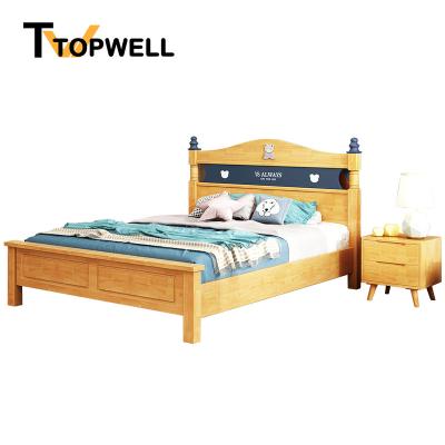 China Eco-friendly Wholesale Baby Wooden Crib Bed For Toddler Boy Kids Bed Room Furniture Kids Sleeping Bed for sale