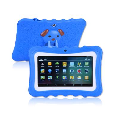 China Hard cheap 7 inch quad core educational kids tablet pc android kids tablet with sim card slot for kids for sale