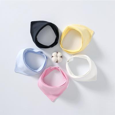 China Customized 100% cotton baby saliva towel cotton triangle baby bib clothing factory direct supply for sale