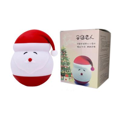 China Modern 2021 New Arrivals Beget Christmas Lamp Silicone Night Lights Custom Gifts USB Charging Bedroom Table Lamp Baby Sleep Night Light for sale