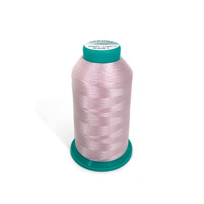 China 120D/2 Abrasion-Resistant Recycled Polyester Embroidery Thread for sale