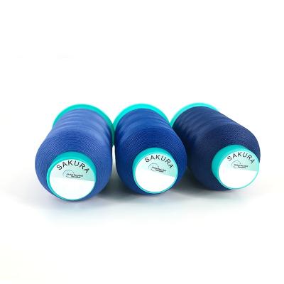 China 100% Sustainable RPET Recycled Polyester Embroidery Thread for sale