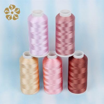 China Sustainable Embroidery Thread 200d 100% Rayon / Viscose With Oeko-Tex100 Class 1 for sale