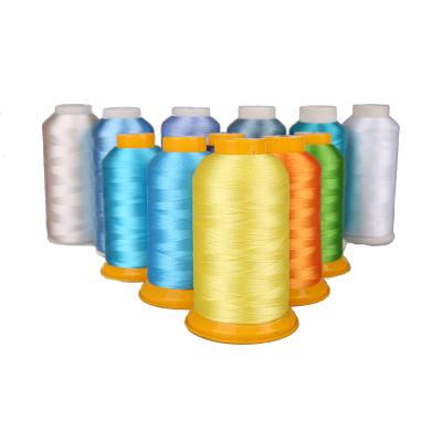 China Oeko-Tex Abrasion-Resistant Multicolor Rayon Embroidery Thread For Scarf Embroidery for sale