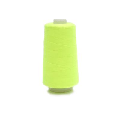 China Abrasion-Resistant Dyed Polyester 40S/2 Sewing Thread For Overlocking for sale