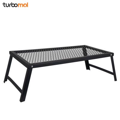 China Folding Outdoor Cooking Camping Lightweight Rise Mini Stainless Foldable Camping Table Outdoor Outdoor Barbecue Beach Camping Table Small for sale