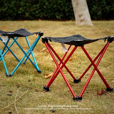 China Mini Foldable Stool Modern Outdoor Aluminum Camping Fishing Lightweight Folding Stool for sale