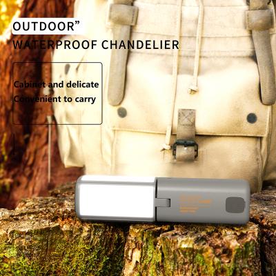 China New Design Multifunctional Foldable Camping Light Portable Outdoor USB Rechargeable Led Camping Lamp for sale