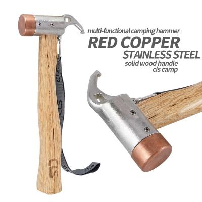 China Outdoor Stainless Steel-Copper Nail Master Hammer Floor Handle Floor Hammer Nail Hammers for sale