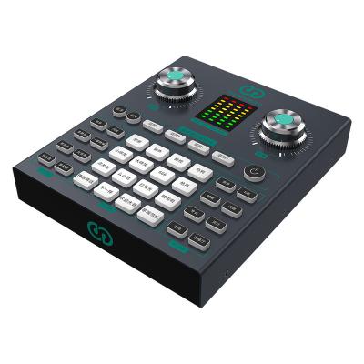 China Portable Wholesale Professional Karaoke Bar Video Mixing Mixers Digital Audio Sound Card Mixing Audio Equipment for sale