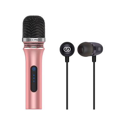 China Handheld Microphone Live Stream Microphones Phone Video Professional Youtube Karaoke Game Recording Studio USB Earphone Condenser Microphone Set for sale