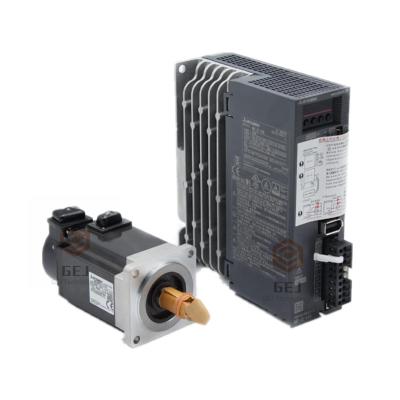 China Brand new electronic equipment original Mitsubishi drive servo motor MR-JE-10A+HG-KN13BJ-S100 does not contain wire for sale