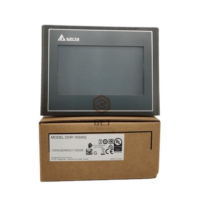 China Delta HMI Touch Screen 4.3inch 480*272 Mini Integrated PLC and Hmi Touch Panel All in One DOP-103WQ 118.8*92.8mm for sale