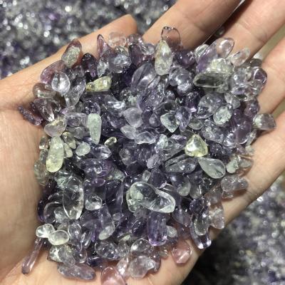 China China Wholesale Natural High Quality Ametrine Chips Crystal Gravels Healing Gemstone Beads For Home Decoratin for sale