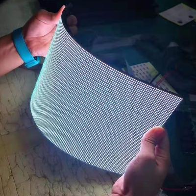 China Advertising RGB Full Color Curved P2.5 Indoor Soft Flexible LED Screen Magnet Module 240x120mm LED Module 240x120mm for sale