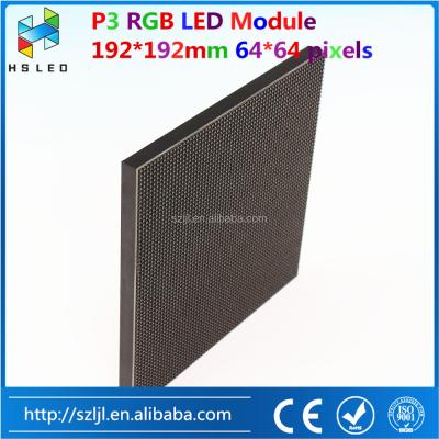 China Indoor rgb matrix 64*32 smd custom 7 segment led billboard display for sale