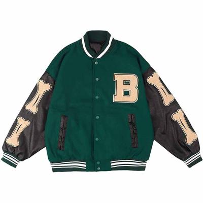 China 2021 Autumn Winter High Quality Baseball Patches Embroidery Men's Casual Jackets QUICK DRY Street Jackets for sale