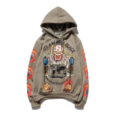 China Acid Washed French Terry Super Oversized Blank Hoodies Dropshipping Non Drawstring Heavyweight Anti Shrink Tops Hoody for sale