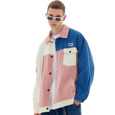 China Contrast Quilted Baseball Uloose Breathable High Grade Quilting Baseball Plus Size Mens Jackets And Coats for sale