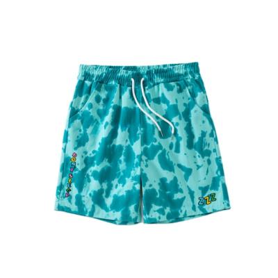 China New Dropshipping Summer Tie Dye Beach QUICK DRY Hot Selling Half Pants Custom Made Men Sports Casual Shorts For Boys for sale