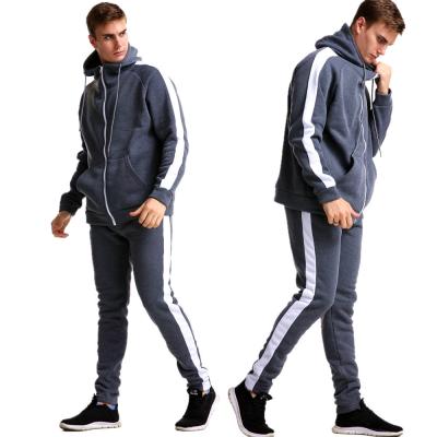 China Dropshipping Breathable Plus Size Casual Cotton Tracksuit Custom Print Mens Sportswear Hoodie Suits for sale