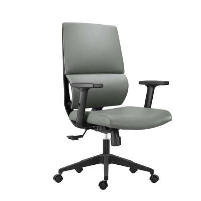 China Wholesale(Size)Adjustable Price Ergonomic Chair Office Chair PU Office Chairs Ergonomic Leather for sale