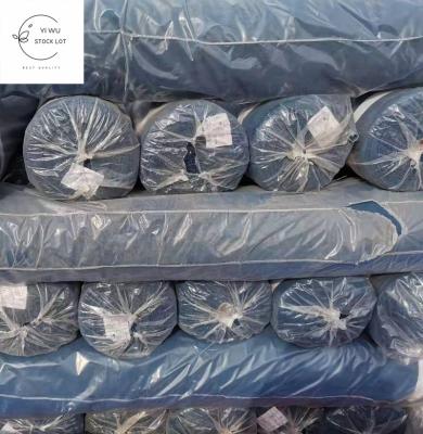 China Keqiao Wholesale High Quality Warehouse Stretch Double Side Velvet Plain Dyed Stock Fabric for sale