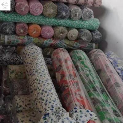 China China Factory 100%Rayon Shaoxing Printing Fabric Stock Anti Pill Fabric for sale