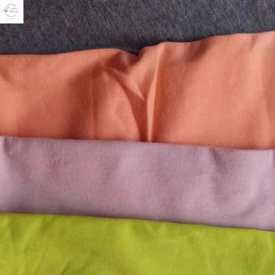 China High Quality Spandex Jersey Stretch Knitting Fabric 100% Stock Cotton Fabric for sale