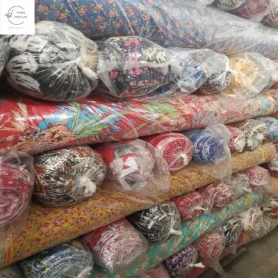 China China Fashion Shrink-Resistant Design Knitting 100% Polyester FDY Printing Fabric Stock For Garment for sale