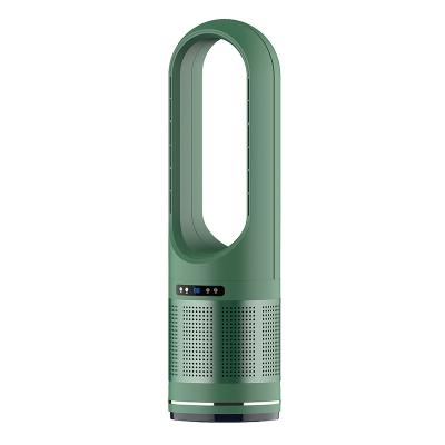 China Household iHomey 3 in 1 Cold and Hot Bladeless Electric Tower Fan with Air Purification for Indoor Bedroom Use for sale