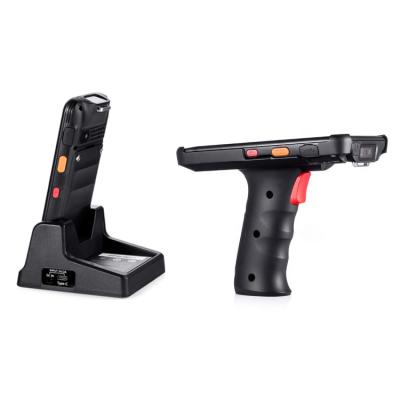 China PDA 5.0 IP67 Android 7.0 Android 7.0 Rugged Handheld Smart Industrial PDA Handheld PDA Gun Grip POS Terminal With Barcode Scanner for sale